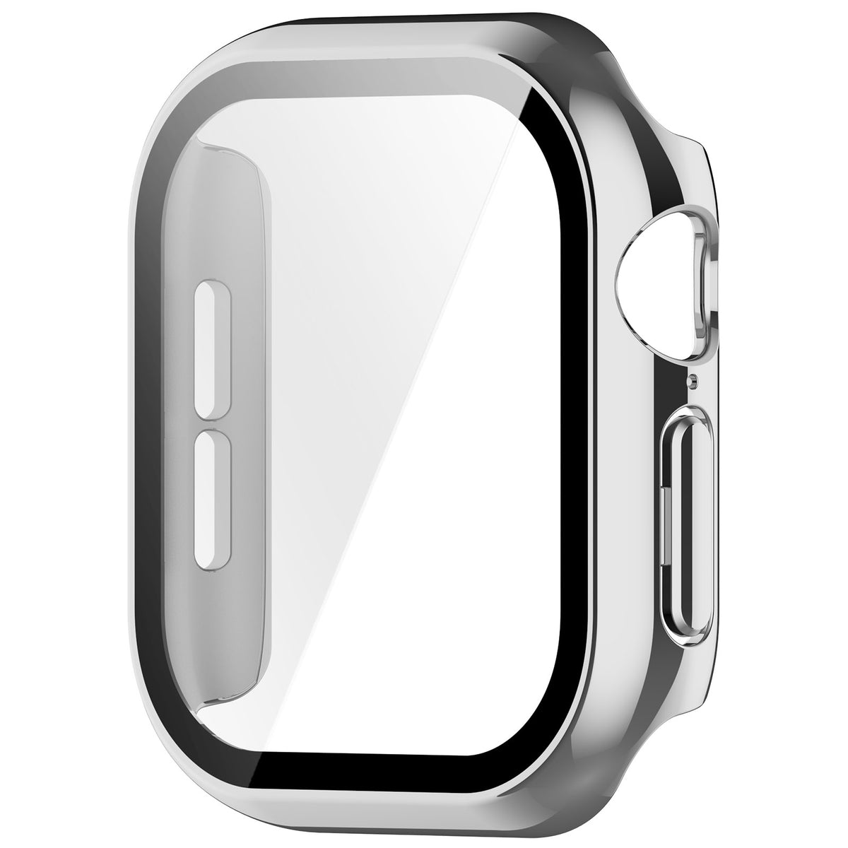 Apple Watch 12 - 42mm PC Case with Glass (Silver)