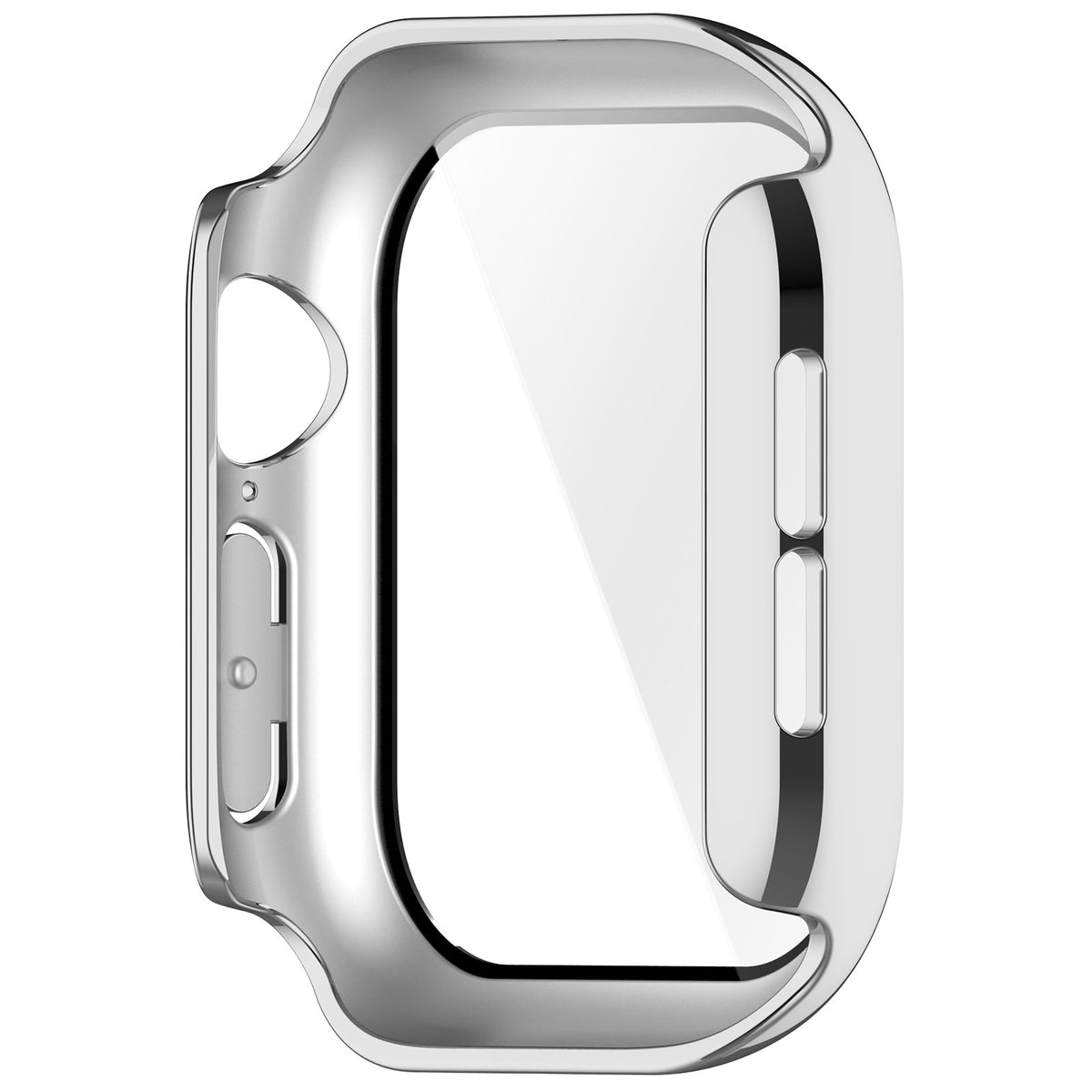Apple Watch 12 - 42mm PC Case with Glass (Silver)