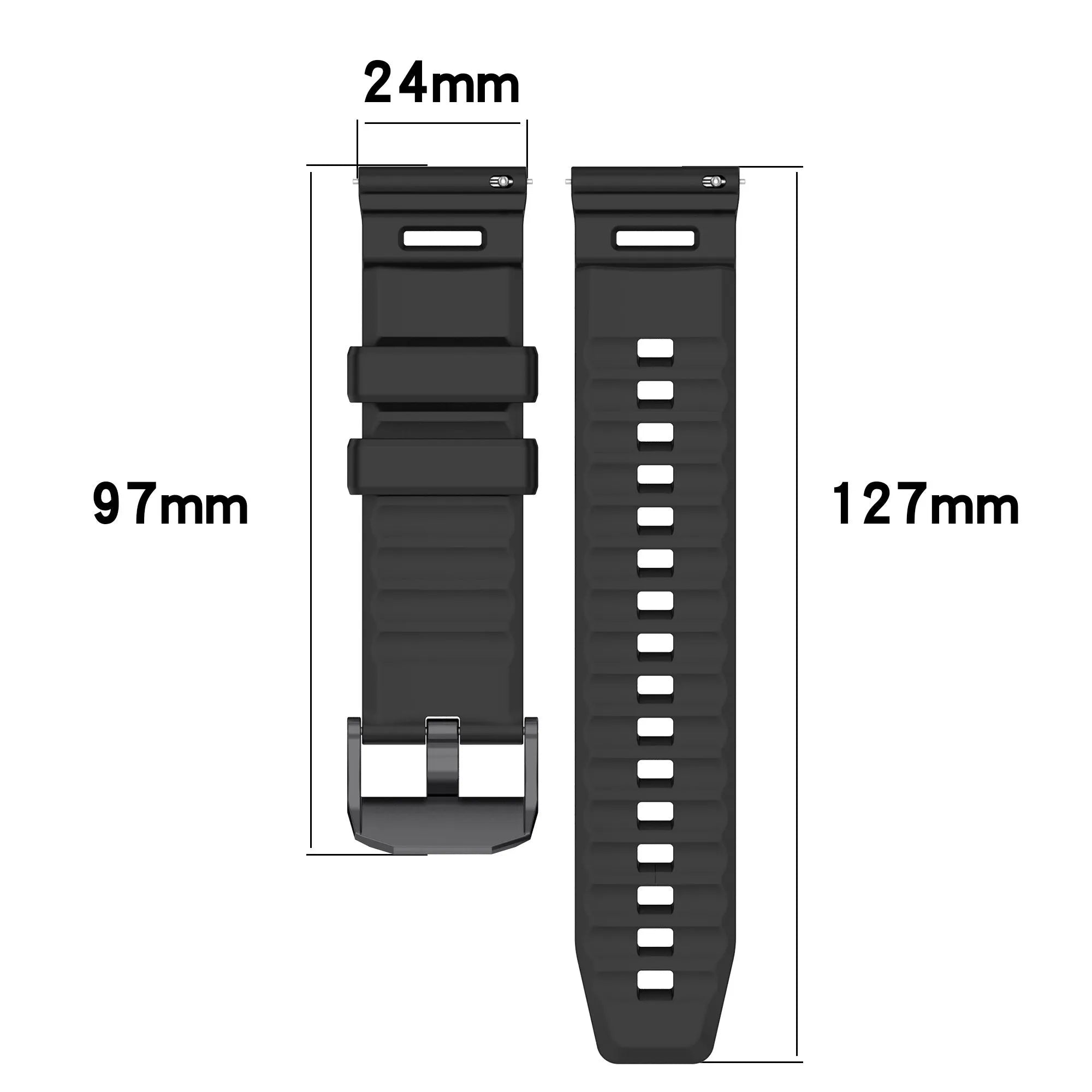 Coros Nomad Silicone Strap (Grey)