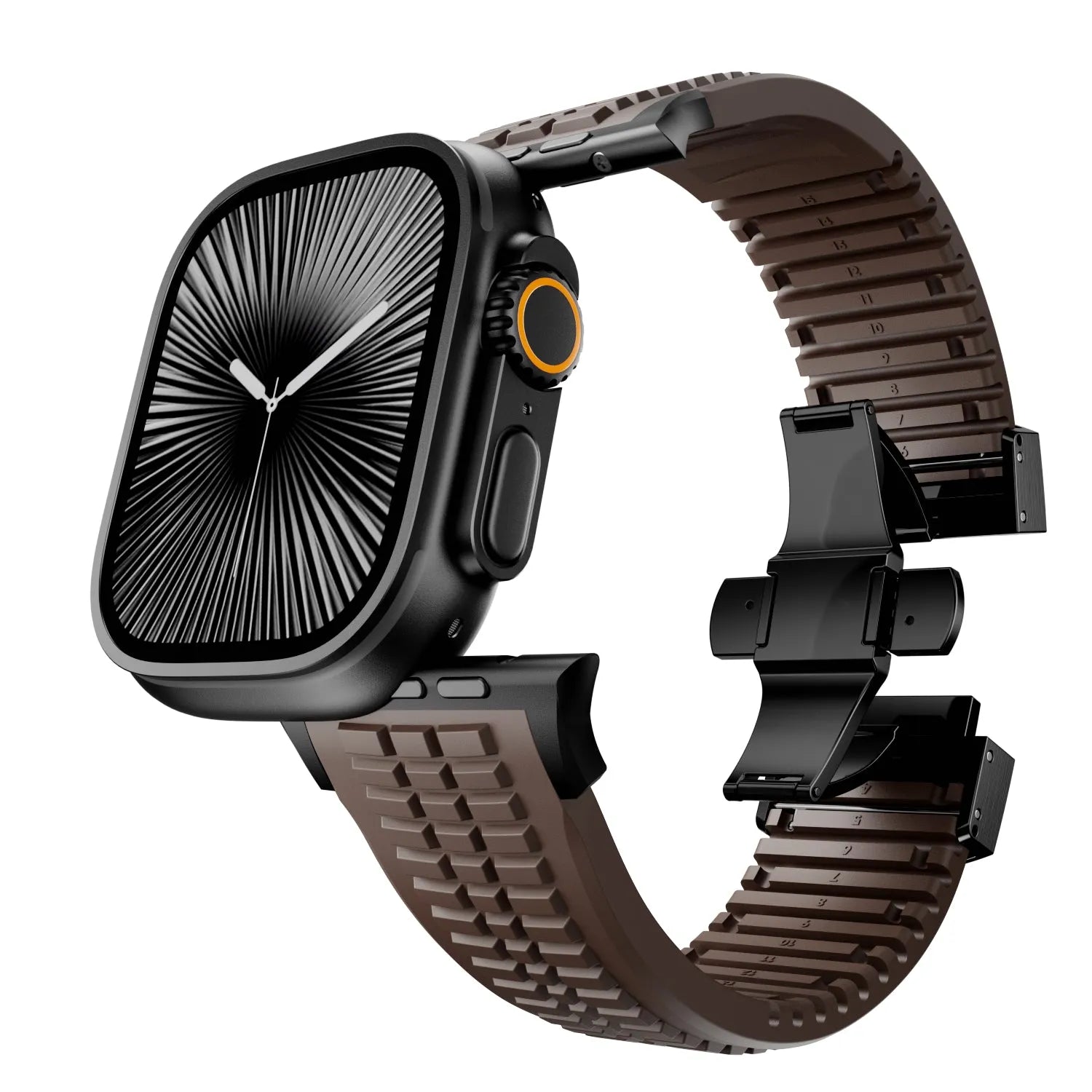 Apple Watch Premium Silicone Strap (Brown)