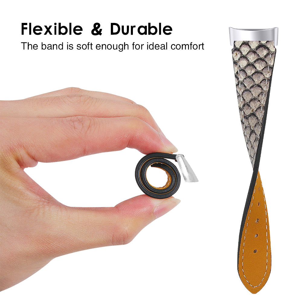 Fitbit Charge 5 Modern Leather Strap (Snake)