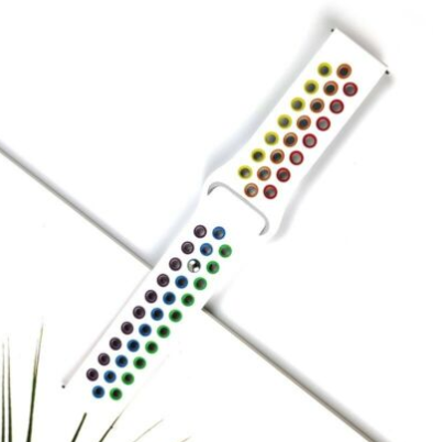 Coros Apex 2 Sport Strap (White/Colourful)