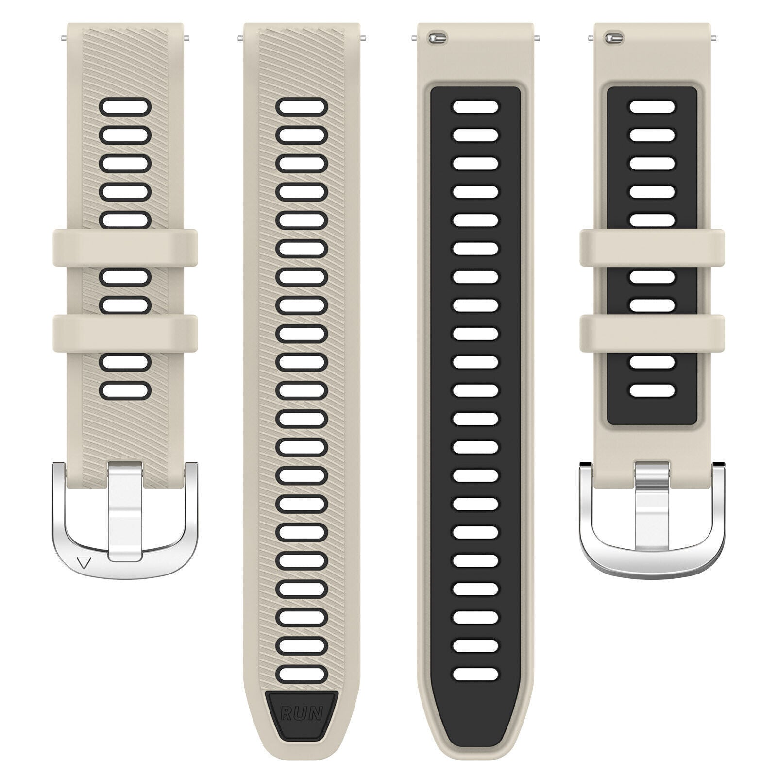 Garmin Forerunner 645 Sport Buckle Strap (Beige/Black)