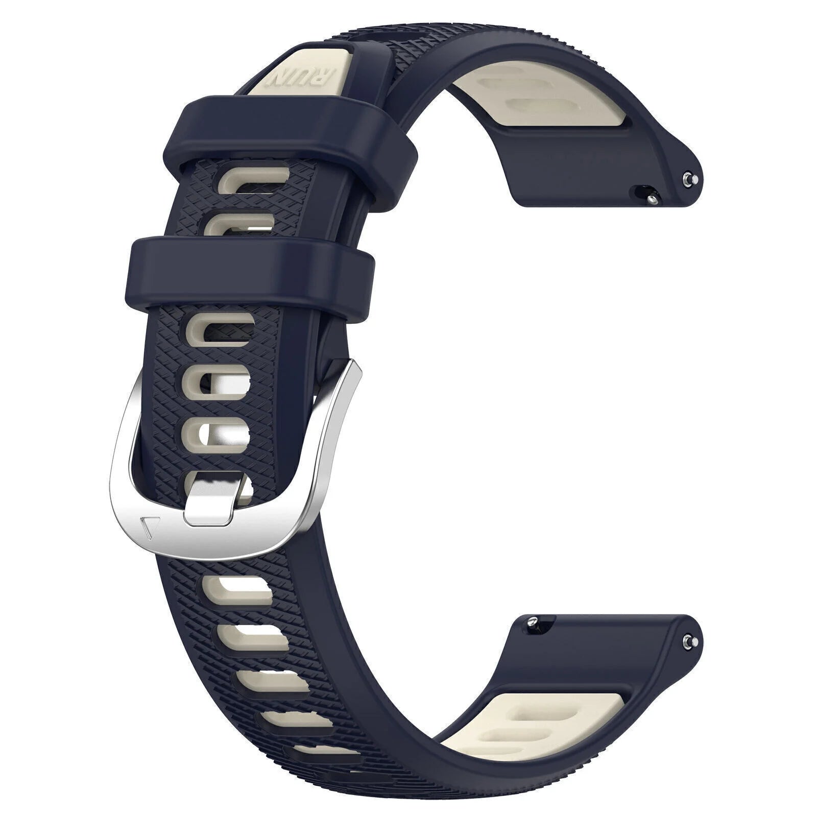 Garmin Vivoactive 6 Sport Buckle Strap (Dark Blue/Beige)