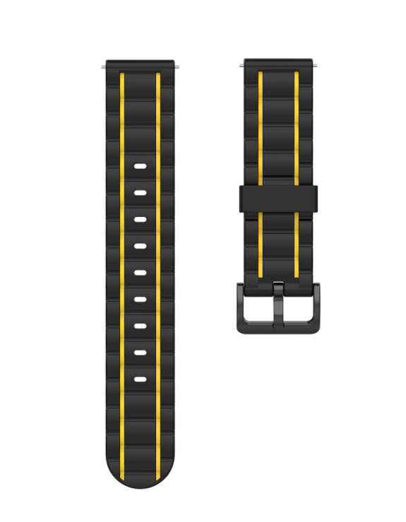 Suunto Race (S) Sport Strap with Buckle (Black/Yellow)