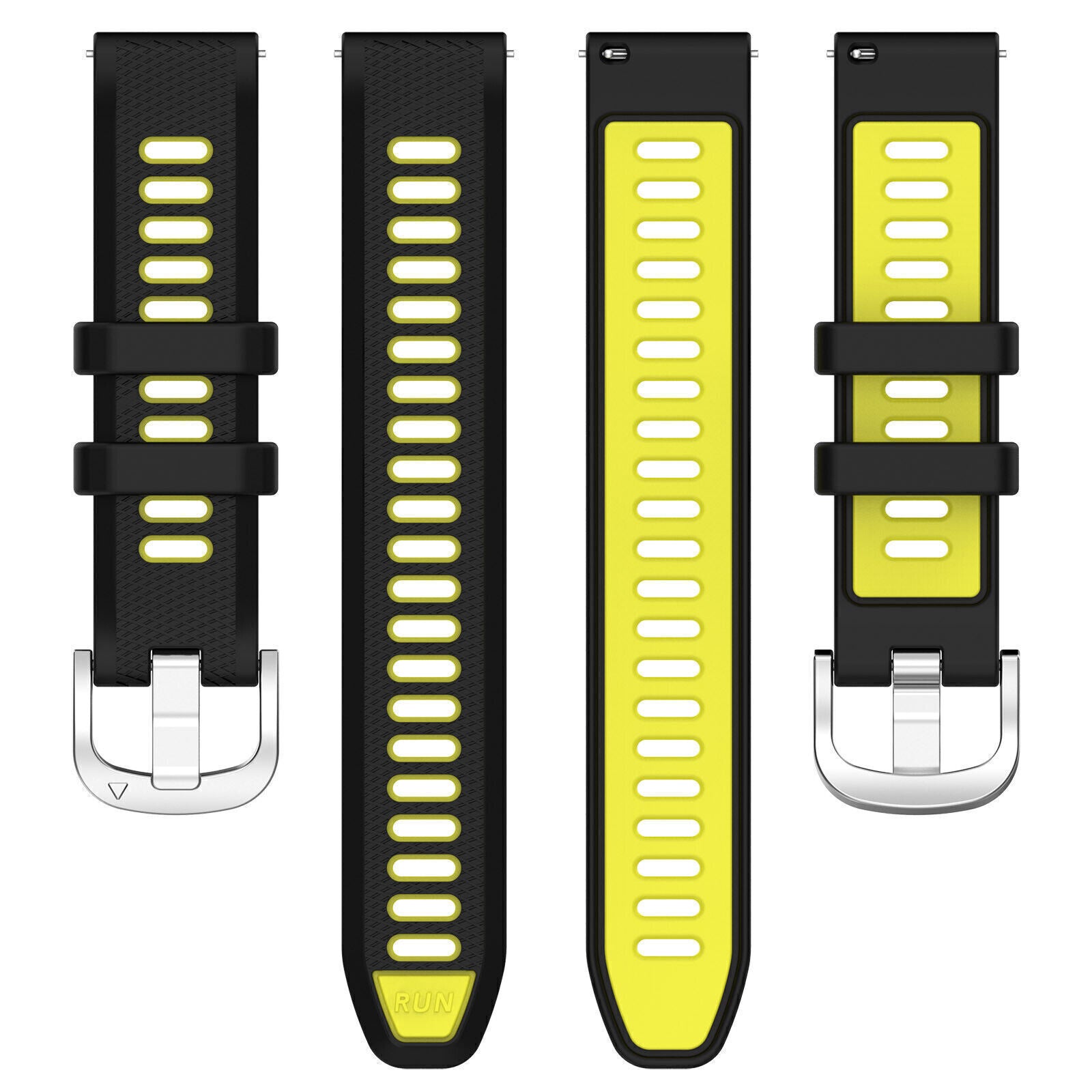 Garmin Forerunner 645 Sport Buckle Strap (Black/Yellow)