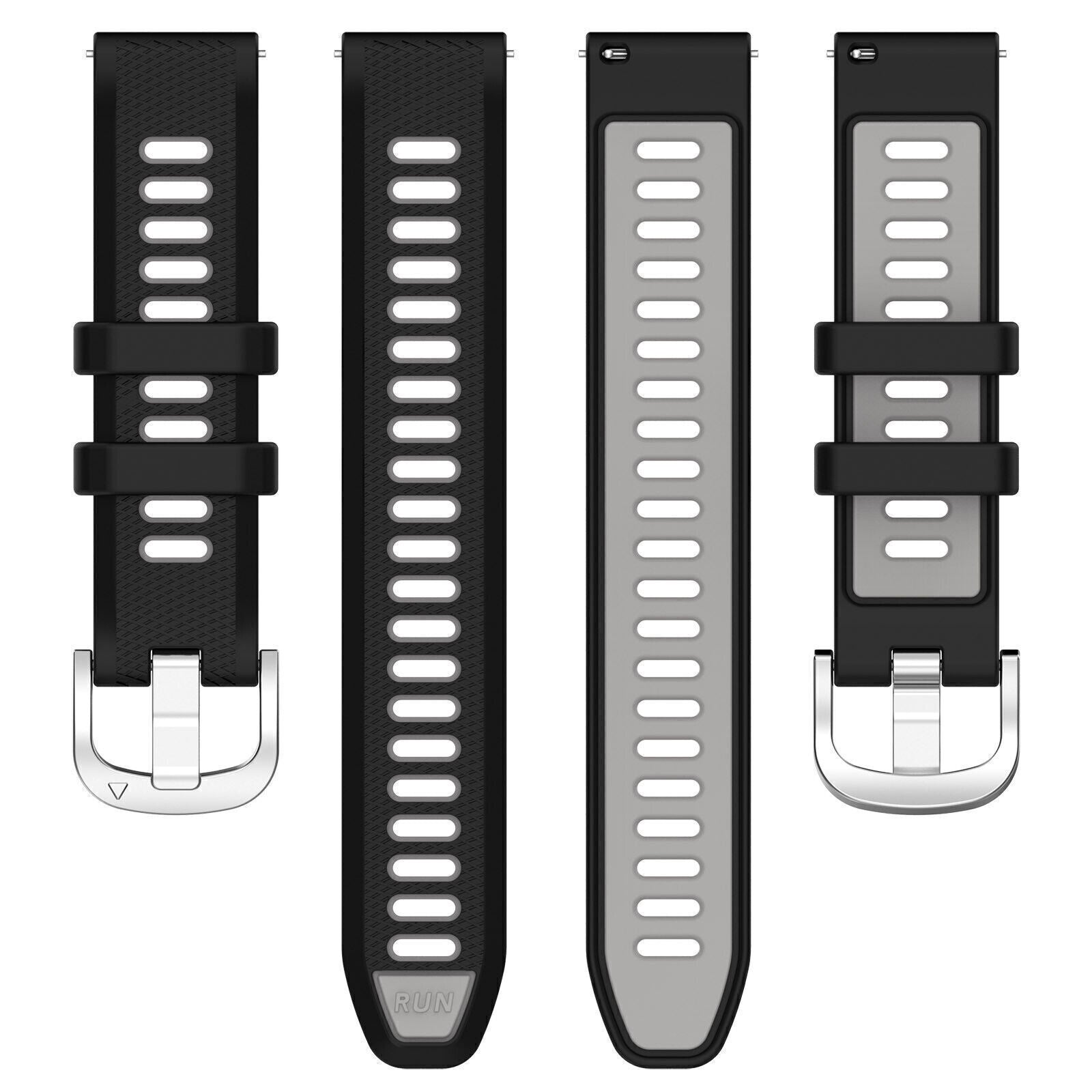 Garmin Forerunner 645 Sport Buckle Strap (Black/Grey)