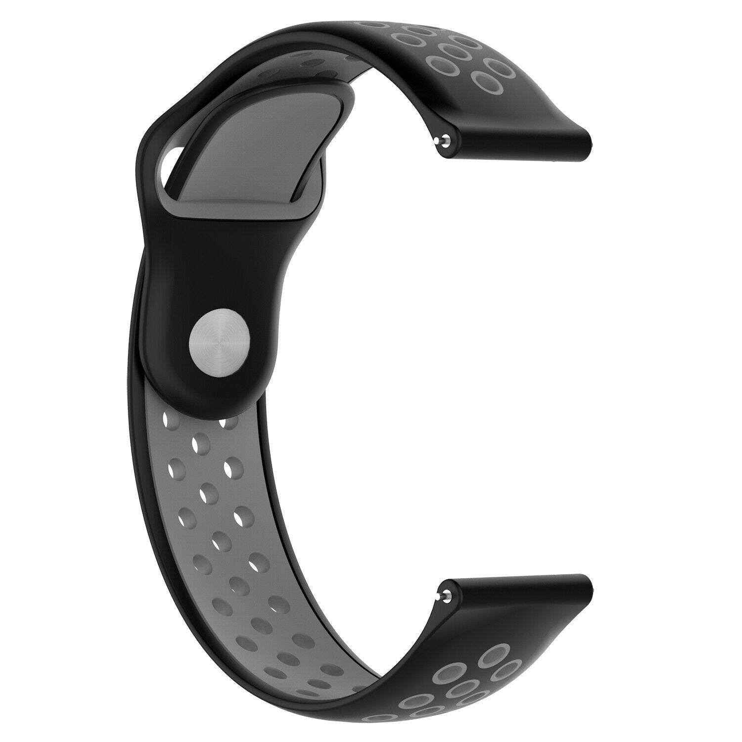 Withings ScanWatch Nova Sport Strap (Black/Grey)