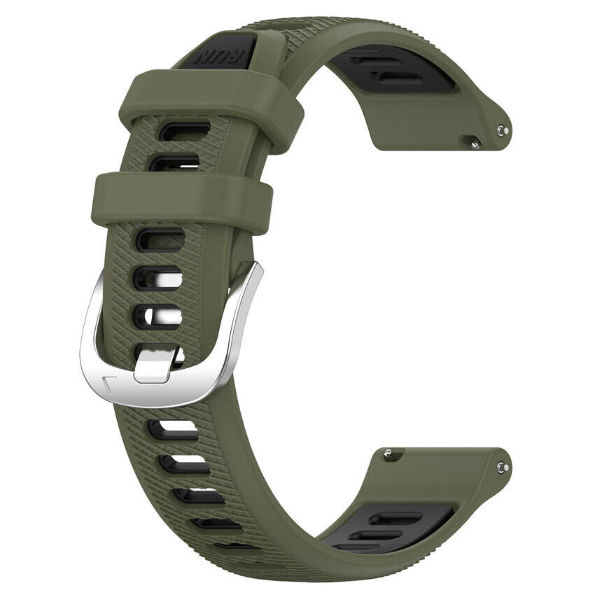 Garmin Forerunner 570 - 42mm Sport Buckle Strap (Olive Green/Black)