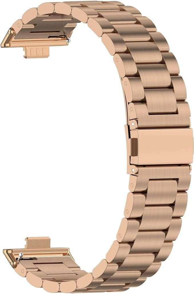 Huawei Watch Fit 4 Pro Steel Strap (Rose Gold)