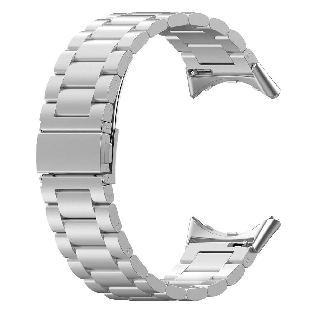 Google Pixel Watch 4 - 45mm Steel Strap (Silver)