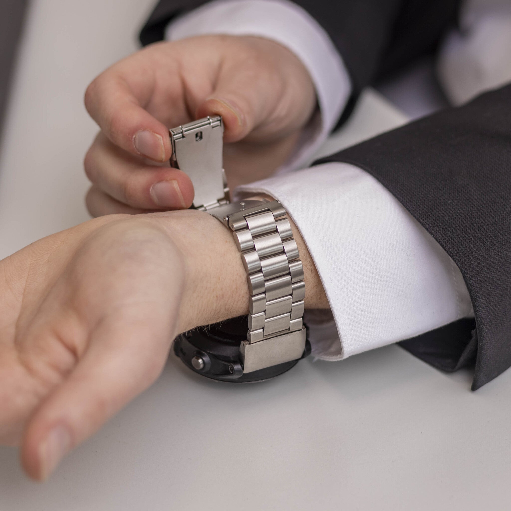 Garmin Approach S60 Steel Strap (Silver)