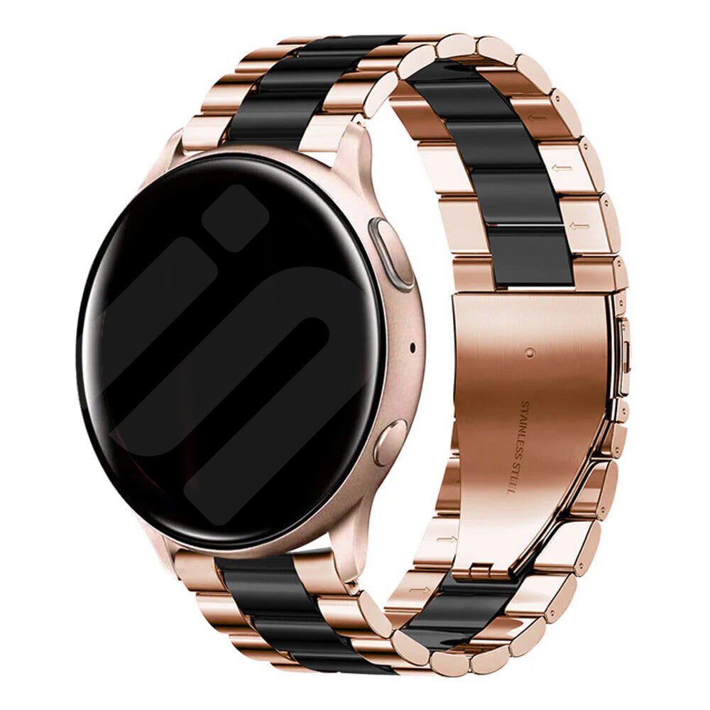 Amazfit GTS 4 Steel Strap (Rose Gold/Black)