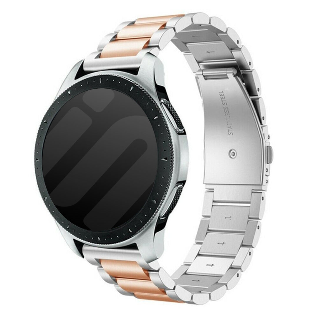 Amazfit Active 2 Steel Strap (Silver/Rose Gold)