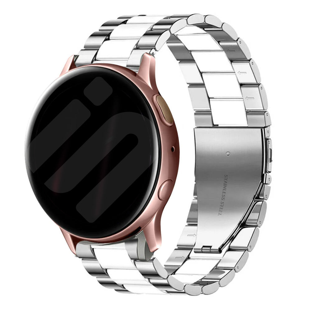 Amazfit GTS 4 Steel Strap (Silver/White)