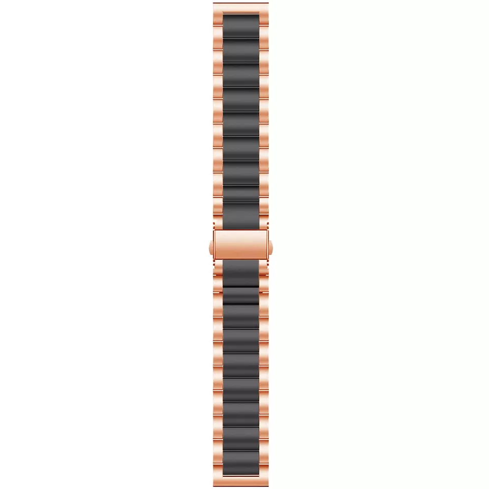 Amazfit Active Steel Strap (Rose Gold/Black)