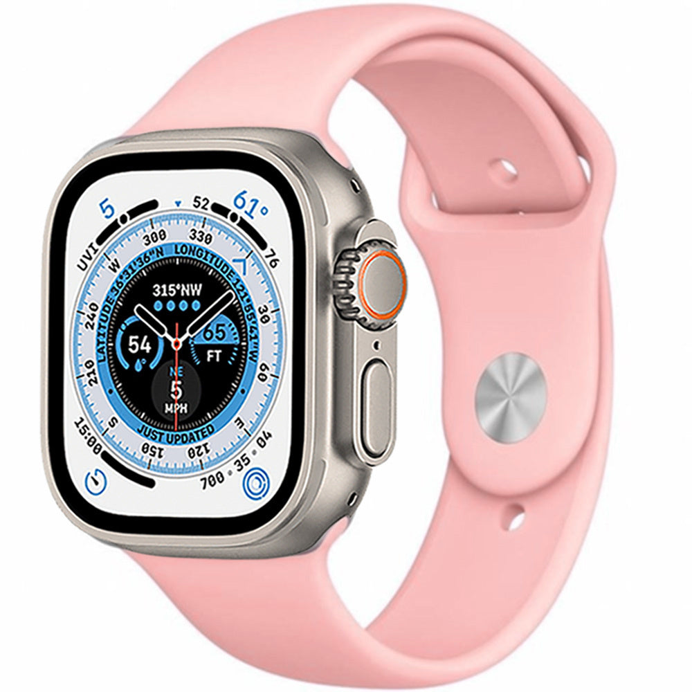 Apple Watch Ultra Silicone Strap Light Pink