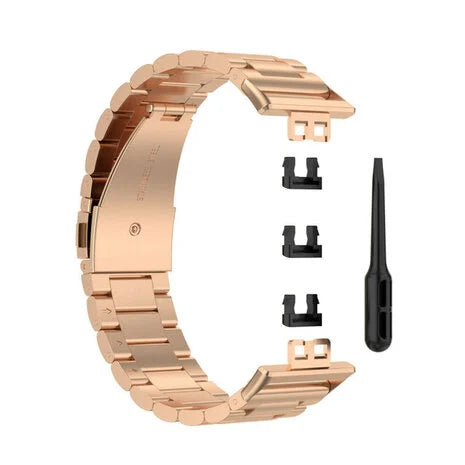 Huawei Watch Fit SE Steel Strap (Rose Gold)