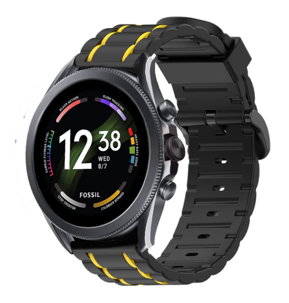 Fossil - Gen 5e Smartwatch 44mm good Silicone - Black