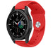 Samsung Galaxy Watch 4 Classic 46mm Silicone Strap (Red) Samsung Galaxy Watch 4 Classic 46mm Silicone Strap (Red)