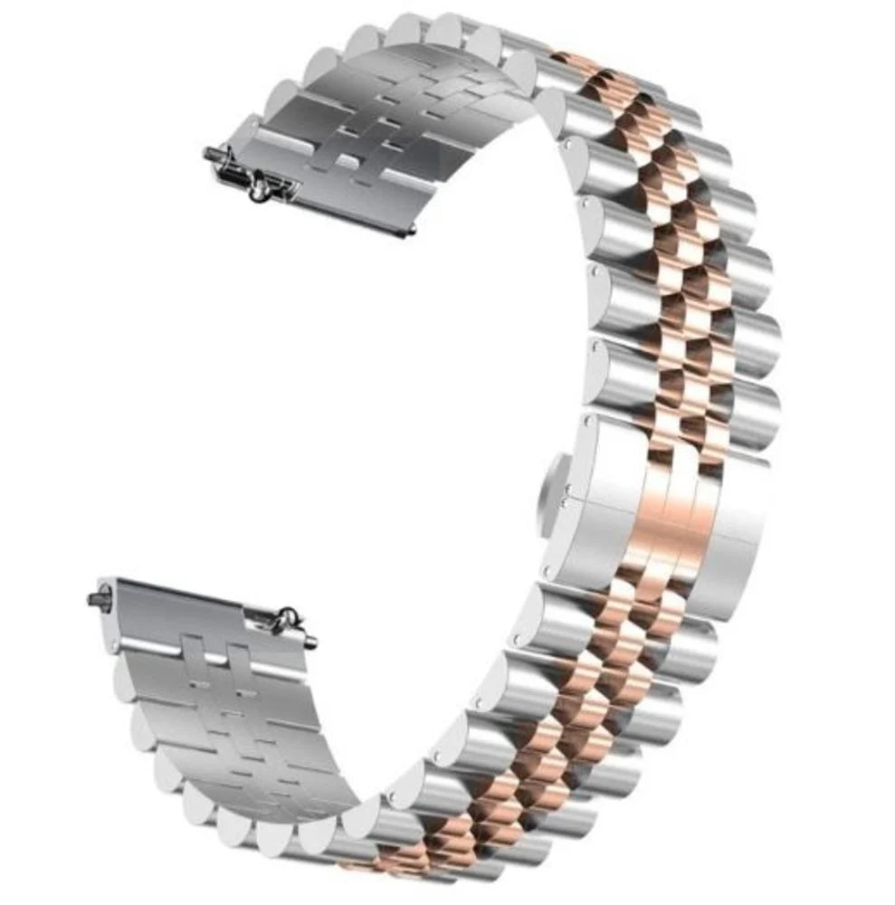 Samsung Galaxy Watch Active Steel Strap Jubilee (Silver/Rose Gold)