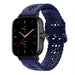 Amazfit GTS 2 Silicone Strap Patterned (Dark Blue) Amazfit GTS 2 Silicone Strap Patterned (Dark Blue)