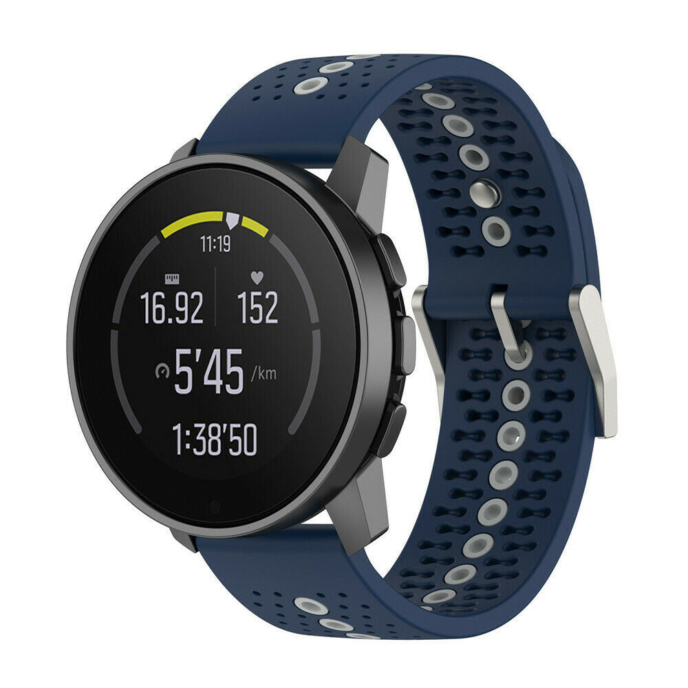 Suunto 9 Peak Silicone Strap Blue Grey