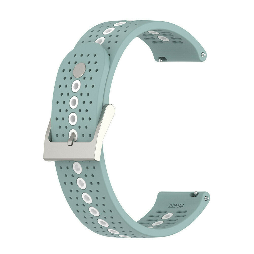 Suunto Race 2 Silicone Strap (Green-Grey/Whte)