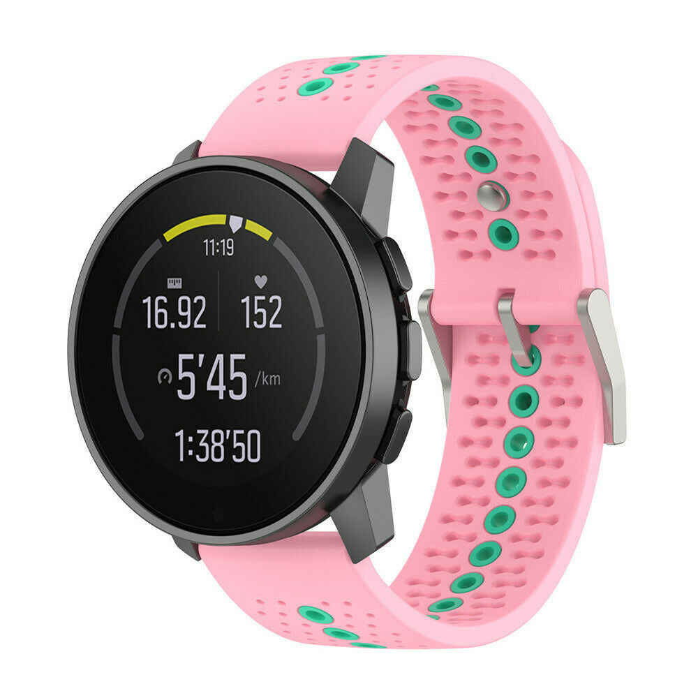 Suunto 9 Peak Silicone Strap Pink Aqua