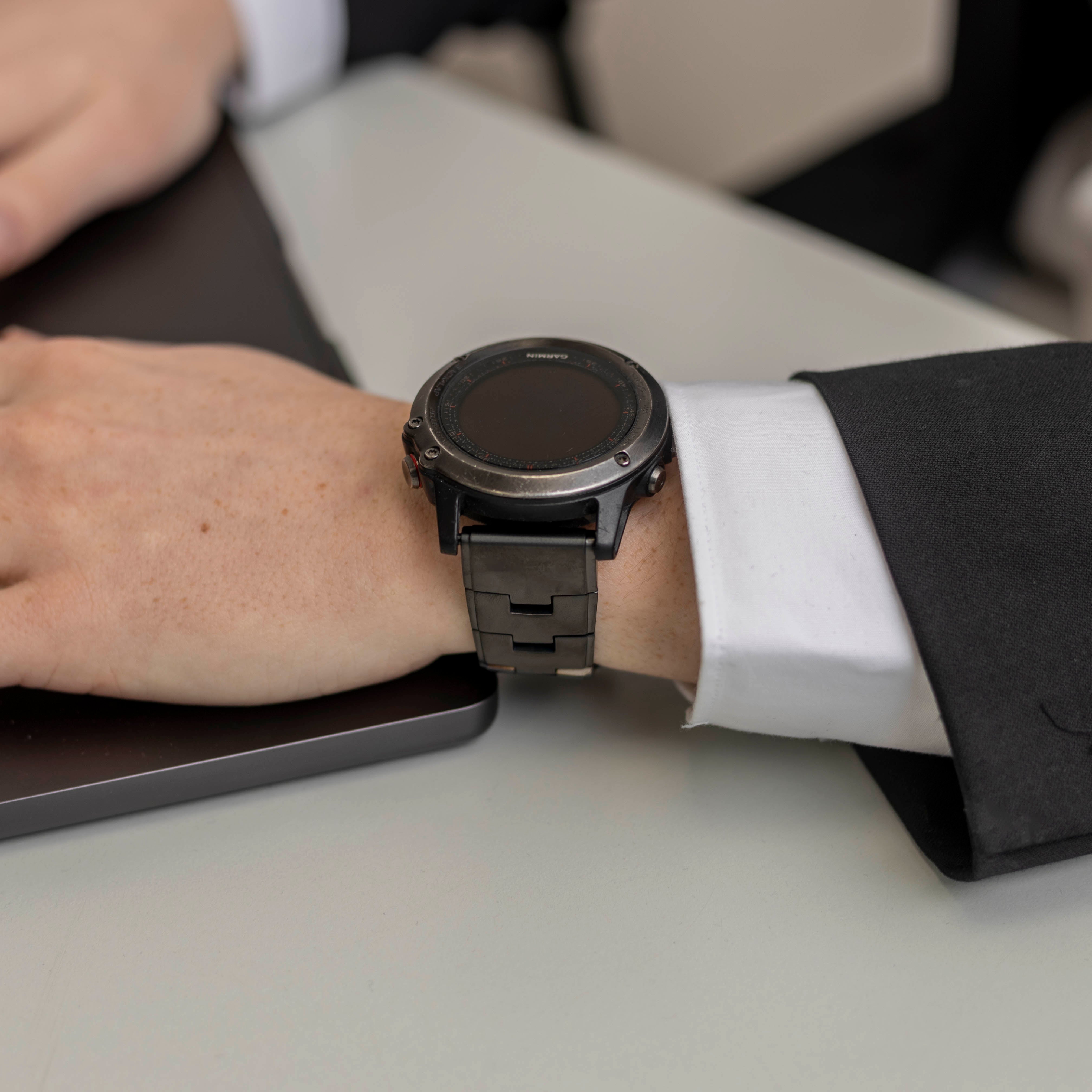 Garmin Fenix 7x Titanium Strap (Graphite)