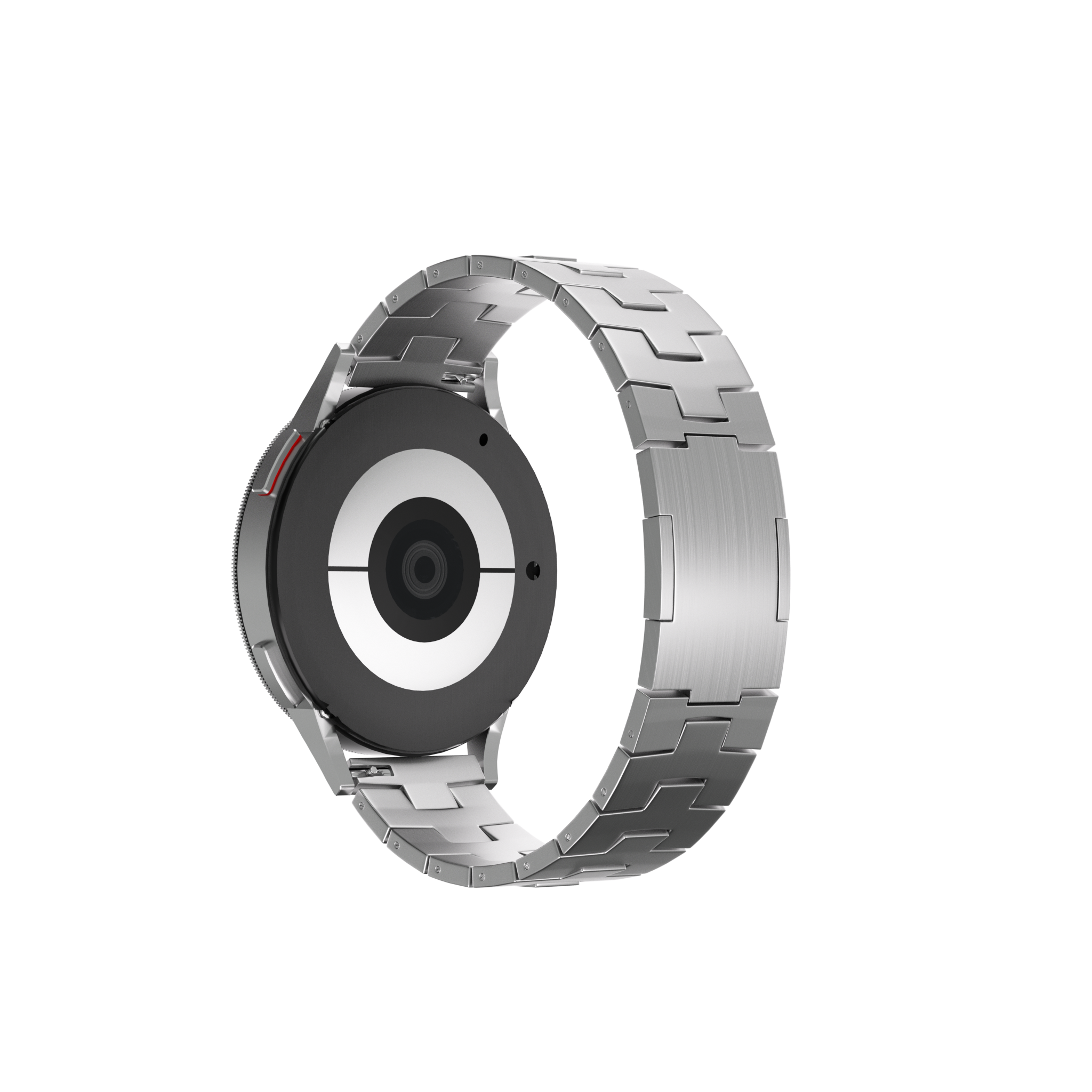 Huawei Watch GT 5 - 46mm Titanium Grain Strap (Flat Closure) (Silver)