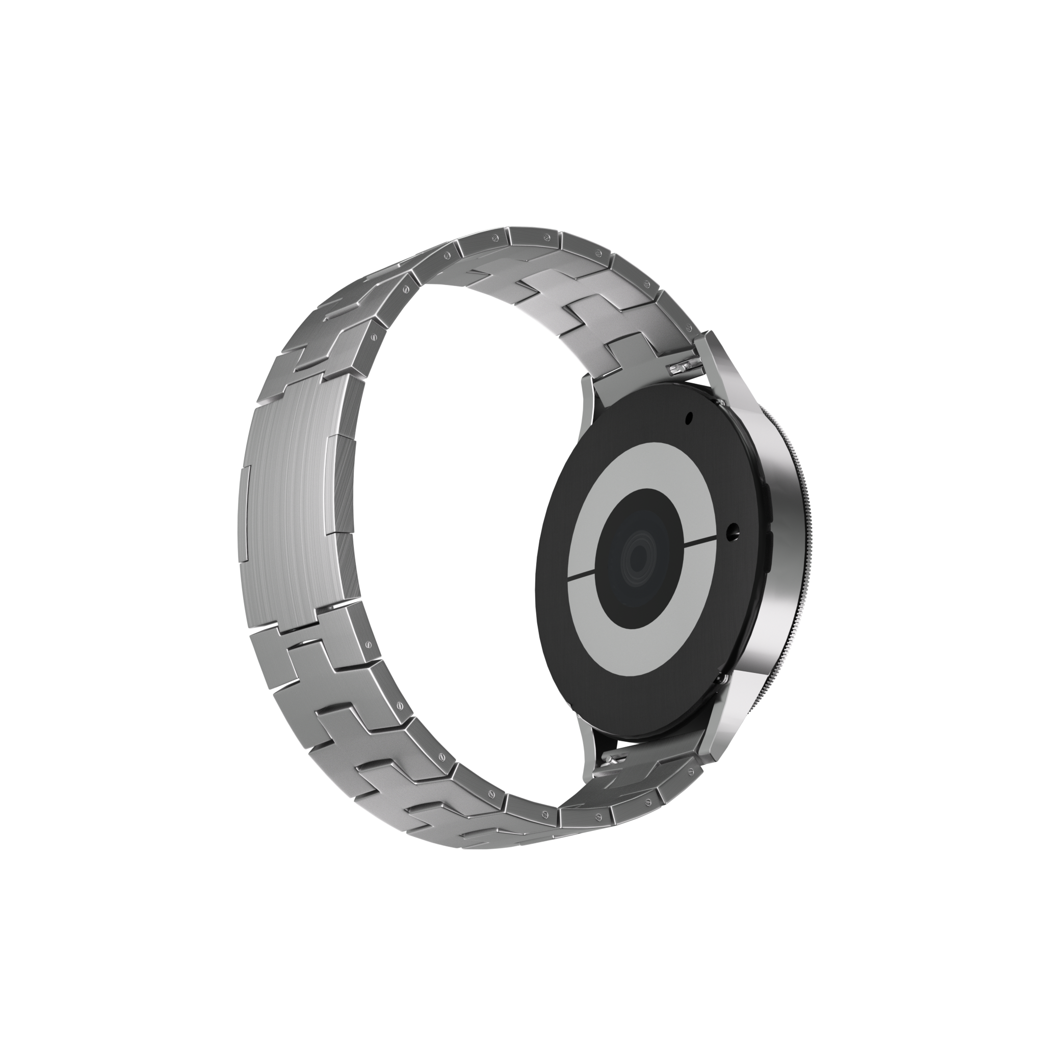 Coros Apex 2 Pro Titanium Grain Strap (Flat Buckle) (Silver)