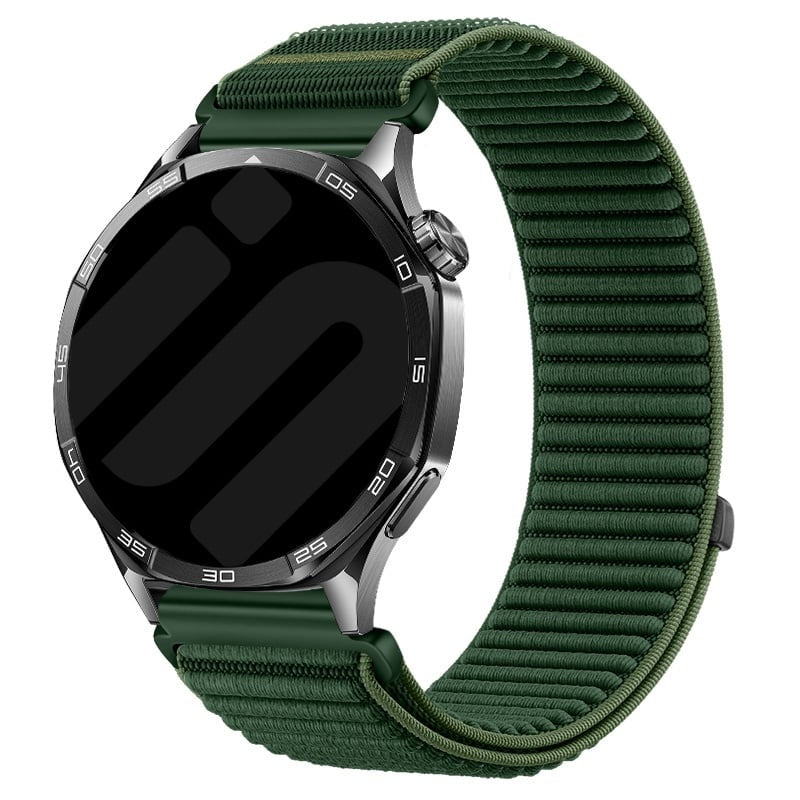 Huawei Watch GT 6 - 46mm Wave Nylon Strap (Dark Green)
