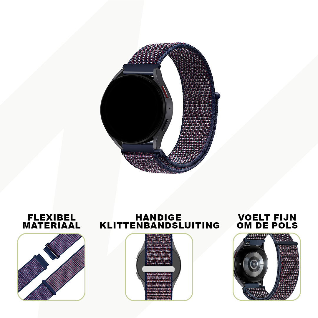 Bandz Garmin Venu 2 Nylon Loop Strap (Indigo Blue)