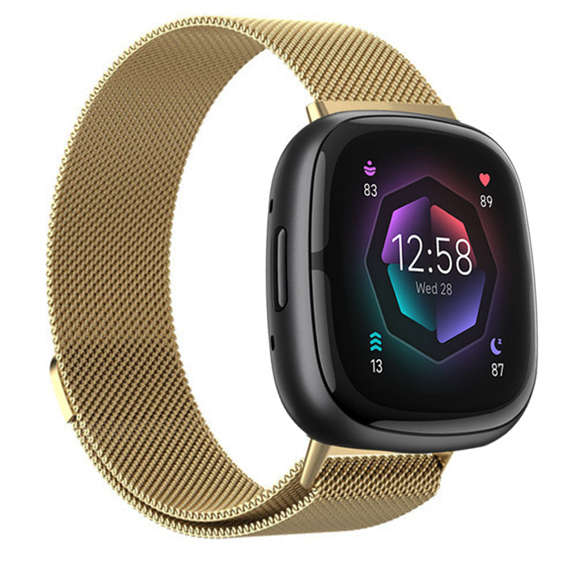 Fitbit Sense 2 Milanese Strap Gold