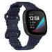 Fitbit Sense Silicone Strap with Pattern (Dark Blue) Fitbit Sense Silicone Strap with Pattern (Dark Blue)
