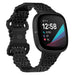 Fitbit Sense Silicone Strap with Pattern (Black) Fitbit Sense Silicone Strap with Pattern (Black)
