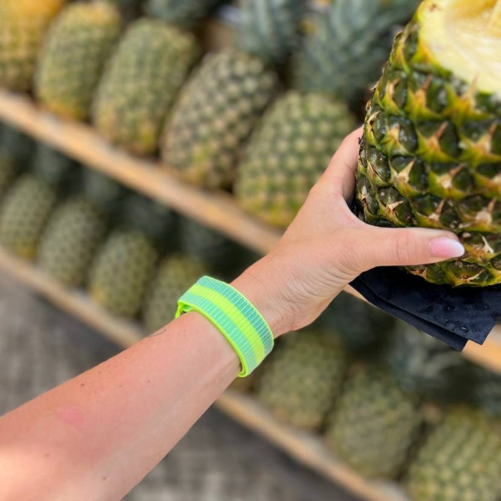 Apple Watch Ultra Nylon Strap (Green/Yellow)