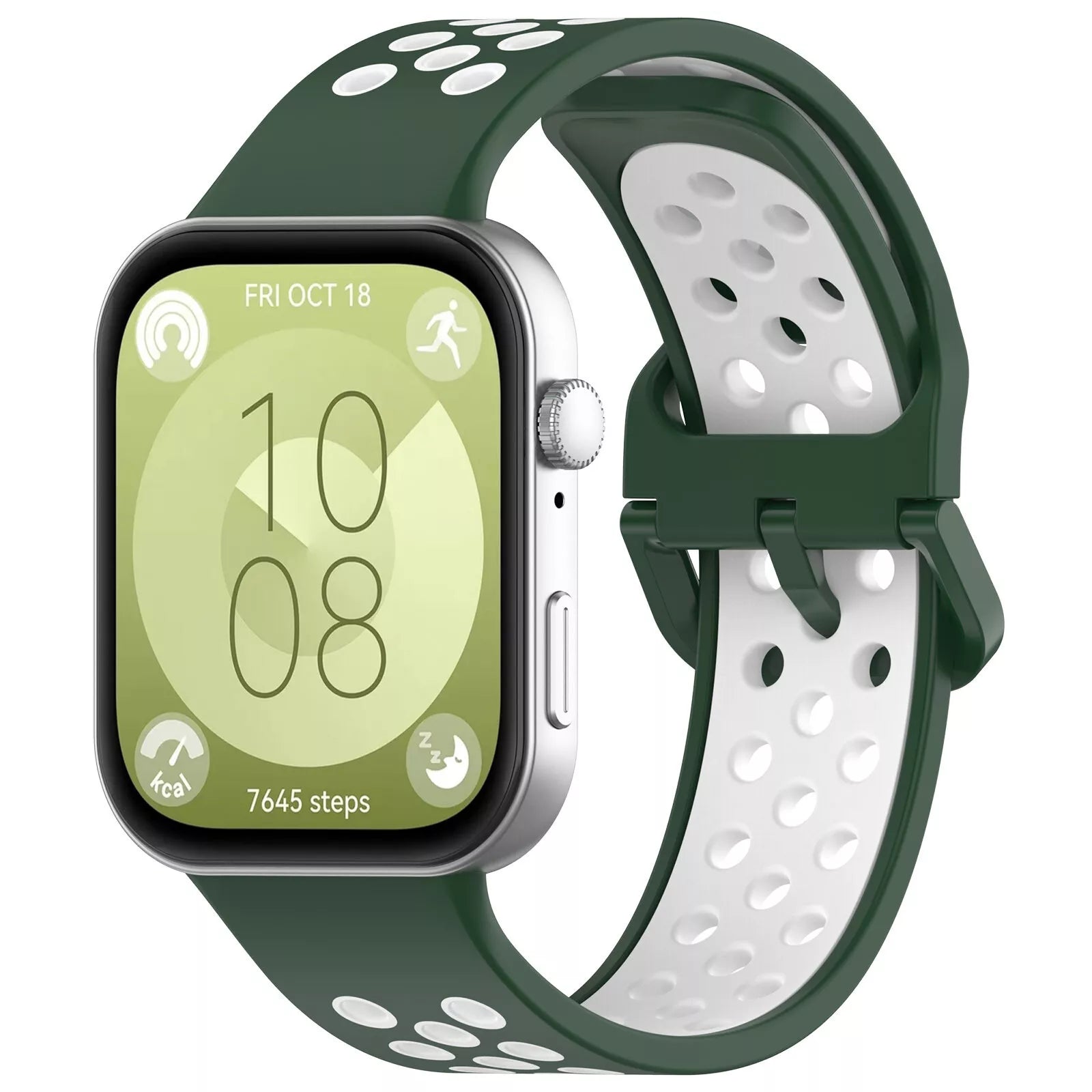 Huawei Watch Fit 3 Sport Strap Green White