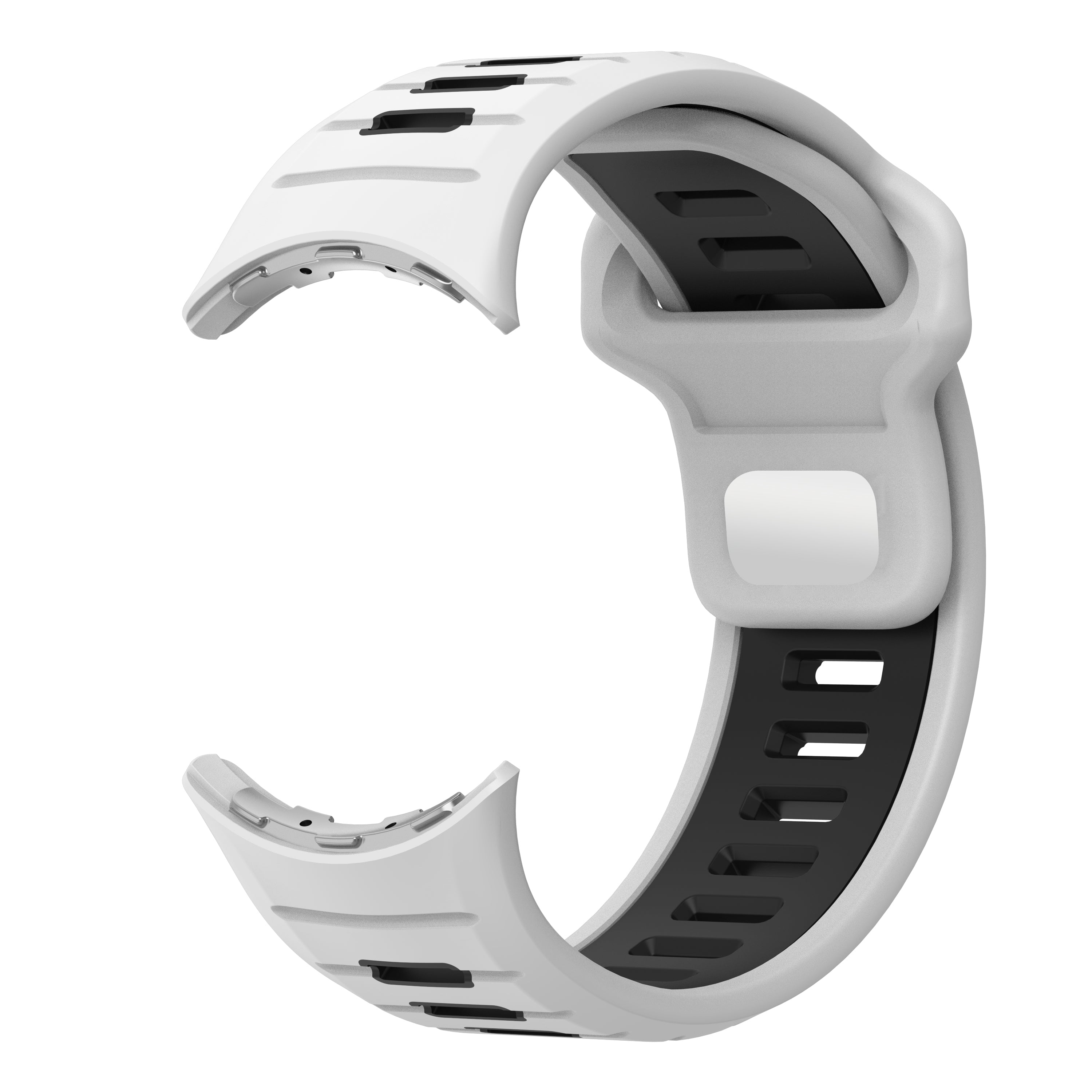 Google Pixel Watch 3 - 45mm Sport Duo Strap (White/Black)