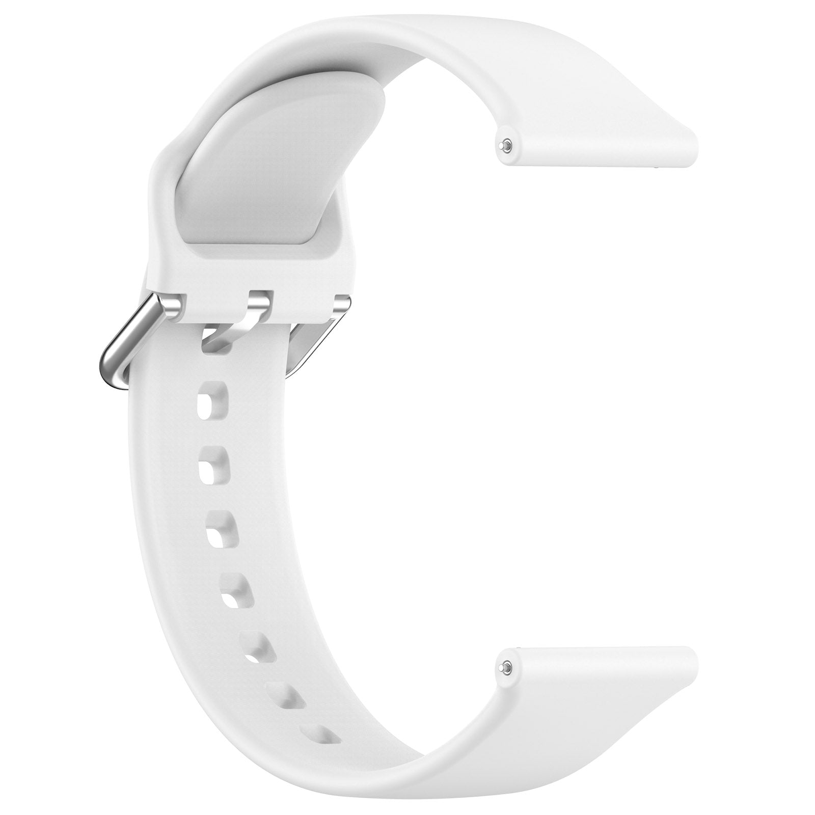 TicWatch Pro 5 Enduro Silicone Buckle Strap (White)