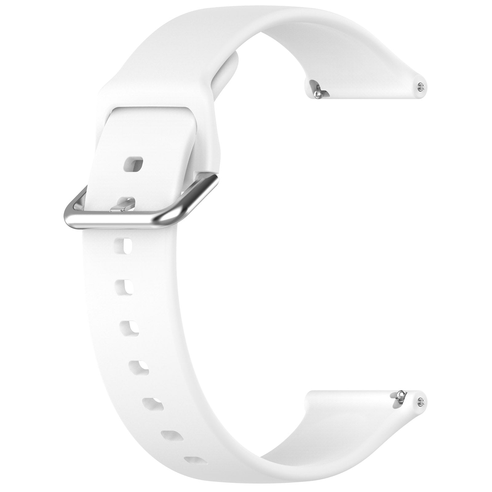 TicWatch Pro 5 Enduro Silicone Buckle Strap (White)