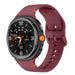 Samsung Galaxy Watch 8 - 40mm Silicone Strap (Wine Red) Samsung Galaxy Watch 8 - 40mm Silicone Strap (Wine Red)