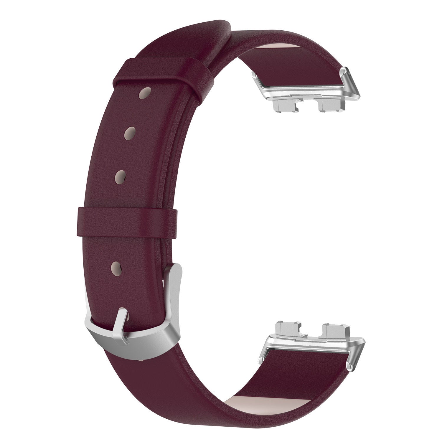 Huawei Band 10 Leather Strap (Wine Red)