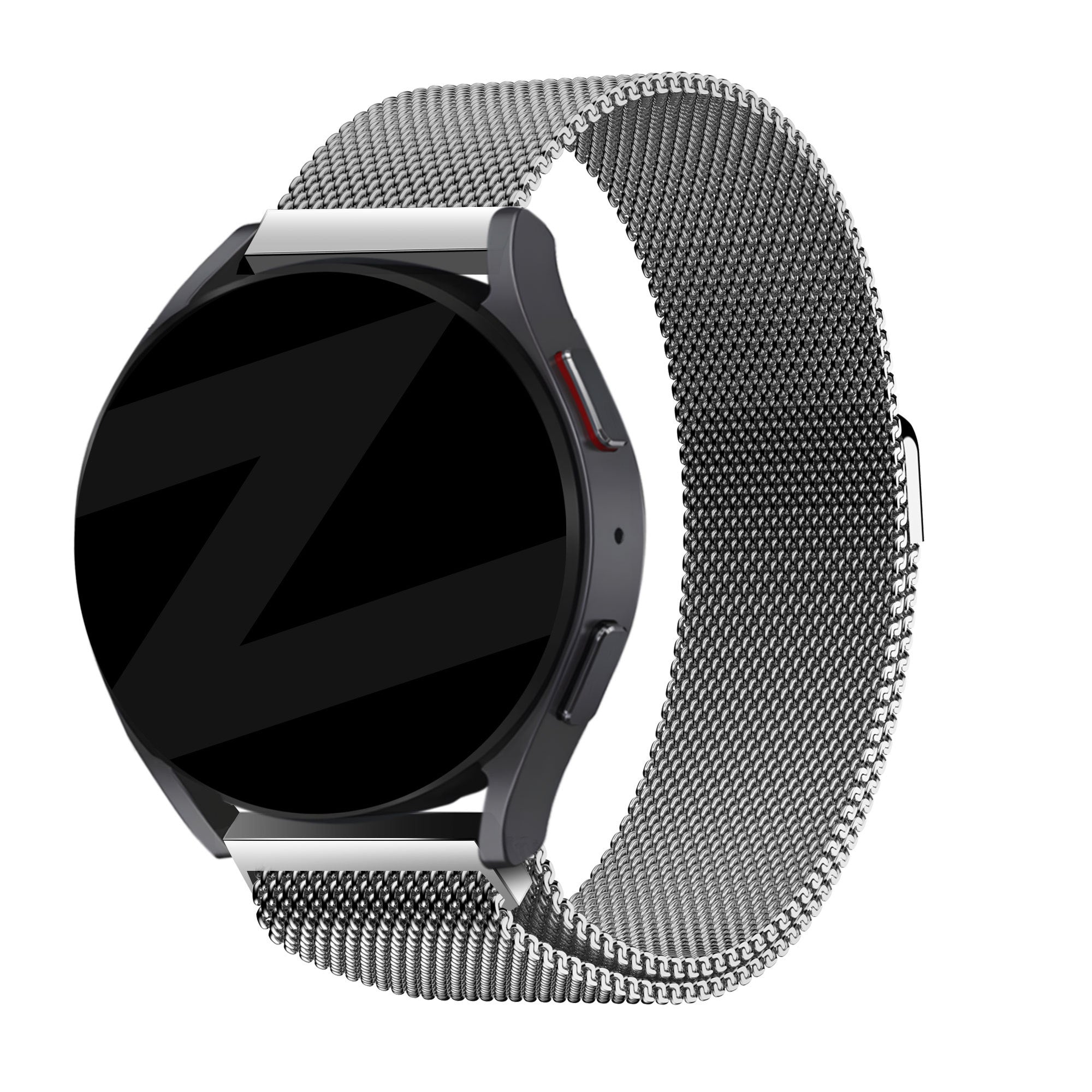 Bandz Huawei Watch 5 - 46mm Milanese Loop Strap (Silver)