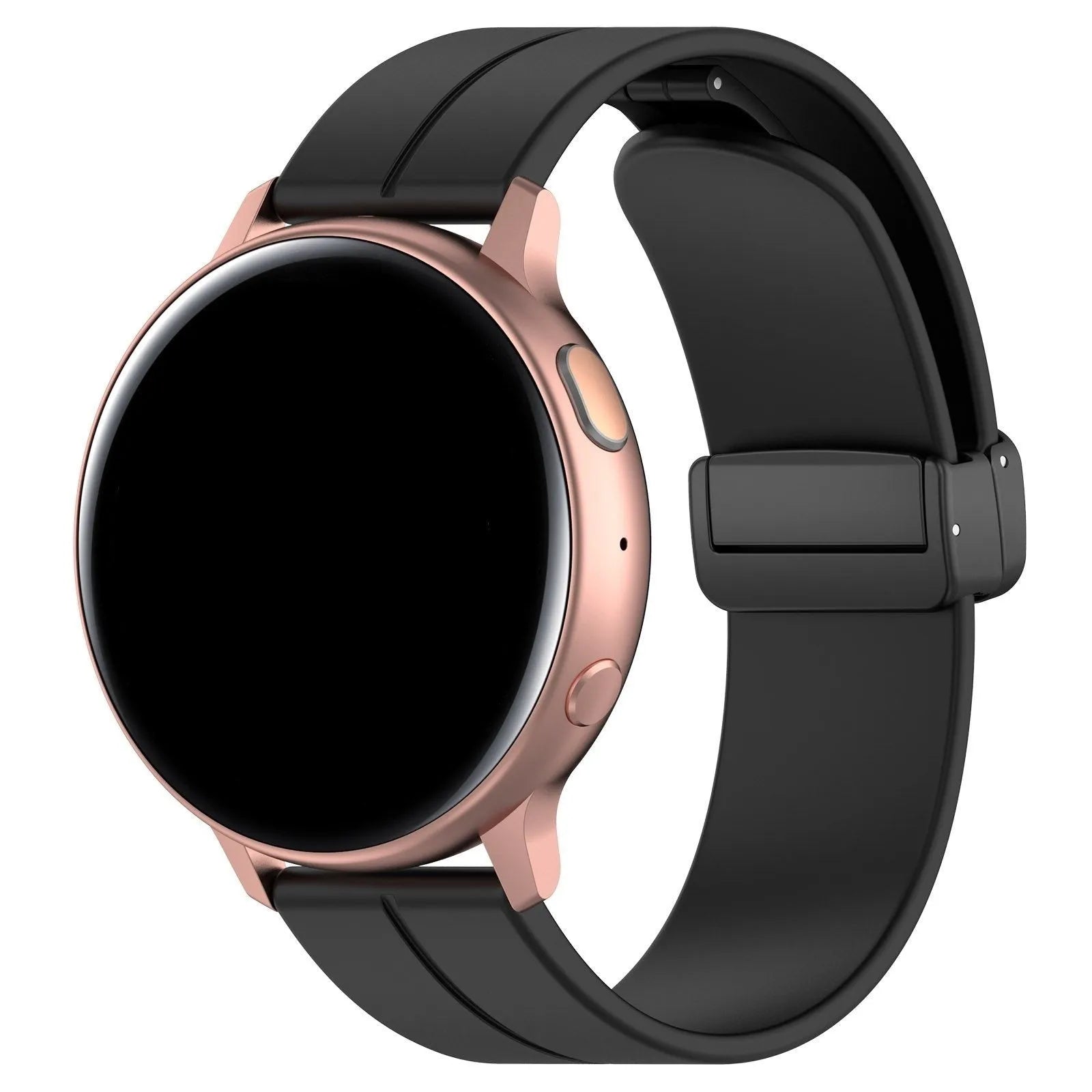 Suunto Run D-Buckle Silicone Strap (Black)
