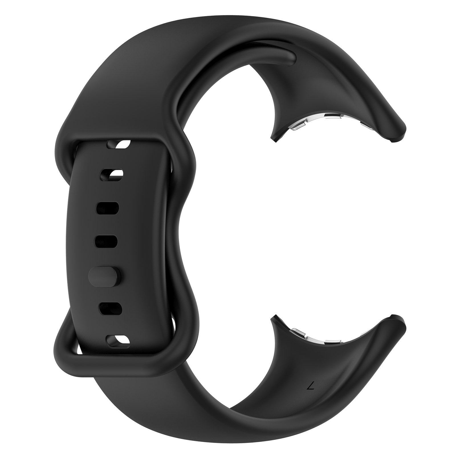 Google Pixel Watch 4 - 45mm Silicone Classic Strap (Black)