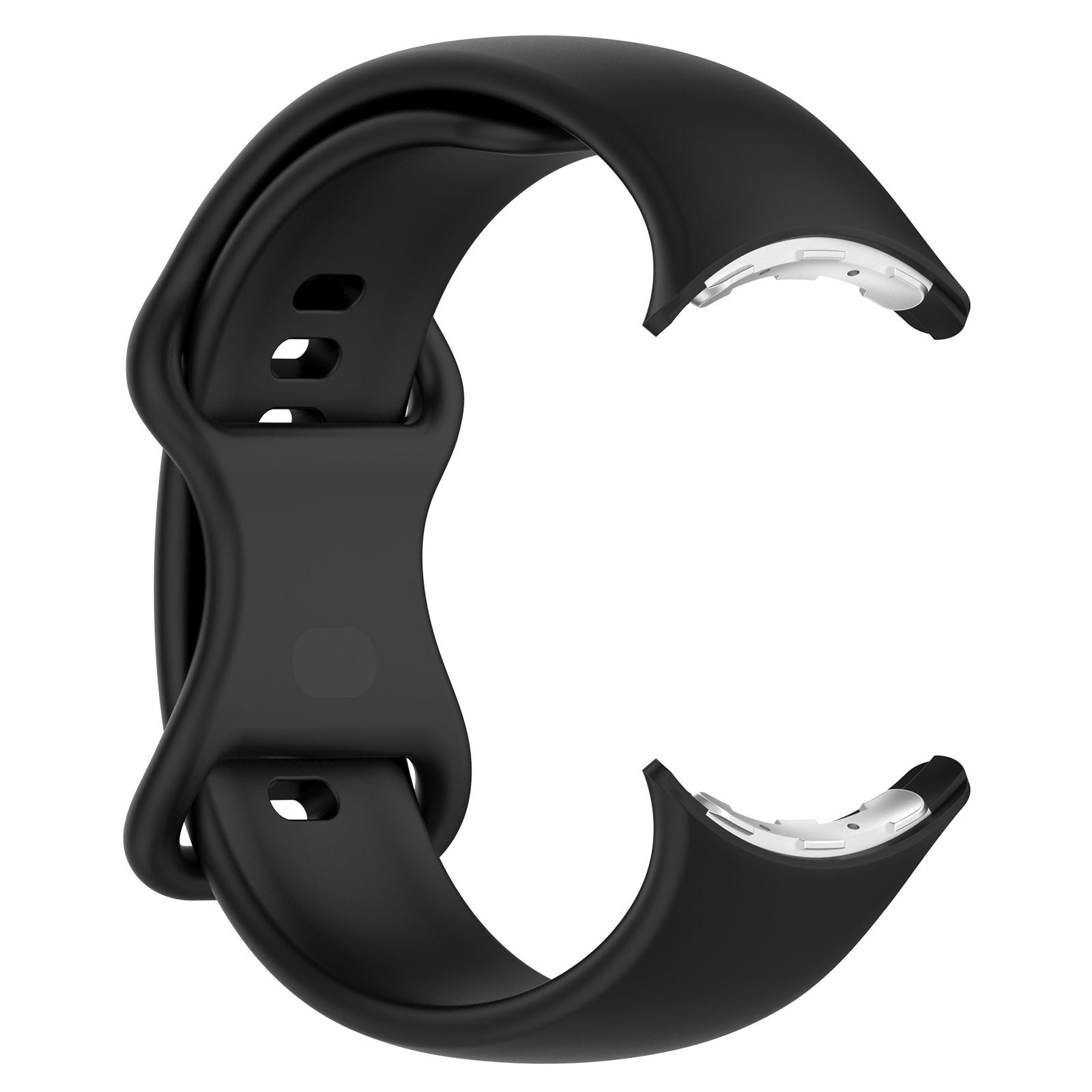 Google Pixel Watch 3 - 45mm Classic Silicone Bracelet (Black)