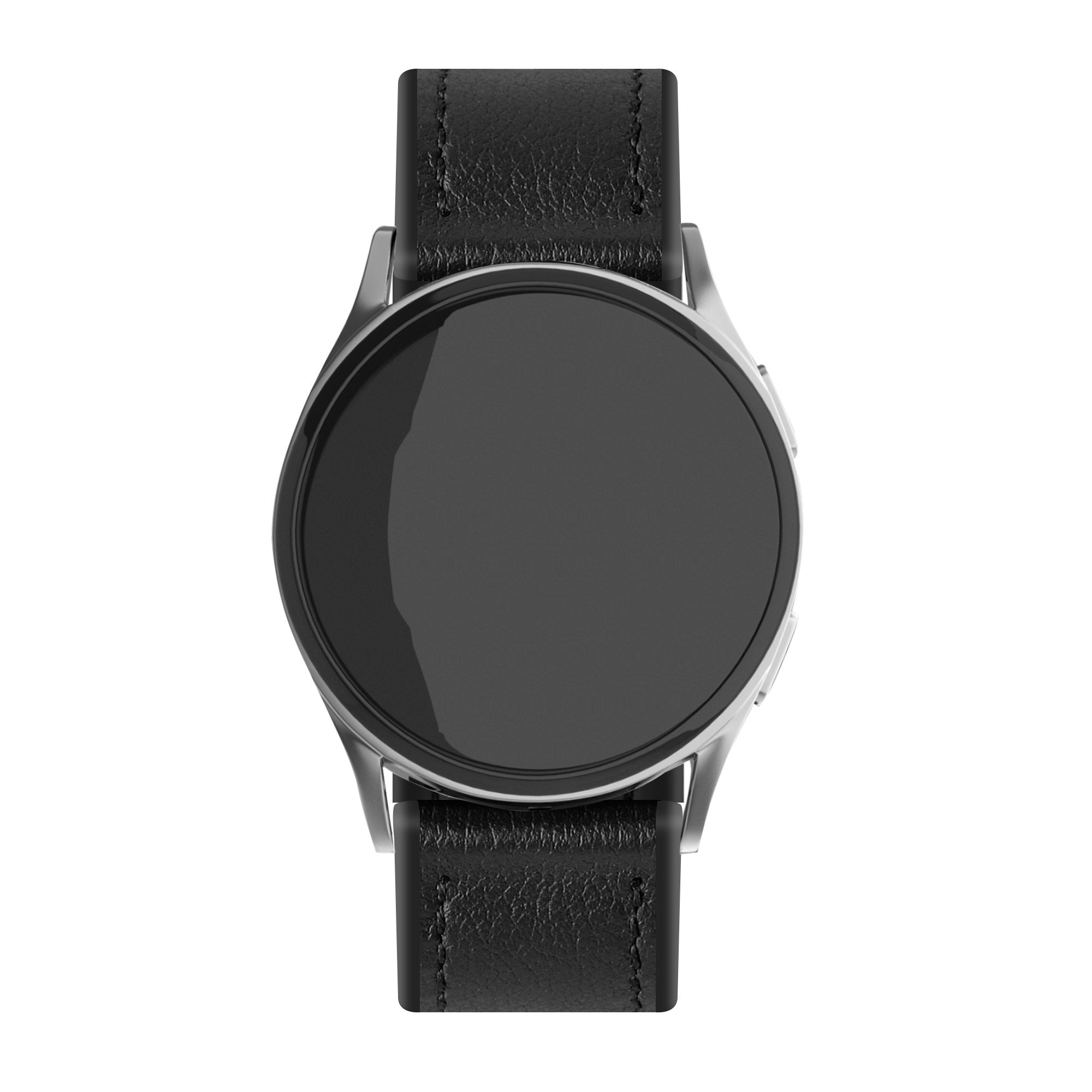 Watch Strap Hybrid Leather 22mm - Quick Release (Black)