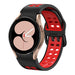 Samsung Galaxy Watch 4 40mm Squared Sport Strap (Black/Red) Samsung Galaxy Watch 4 40mm Squared Sport Strap (Black/Red)
